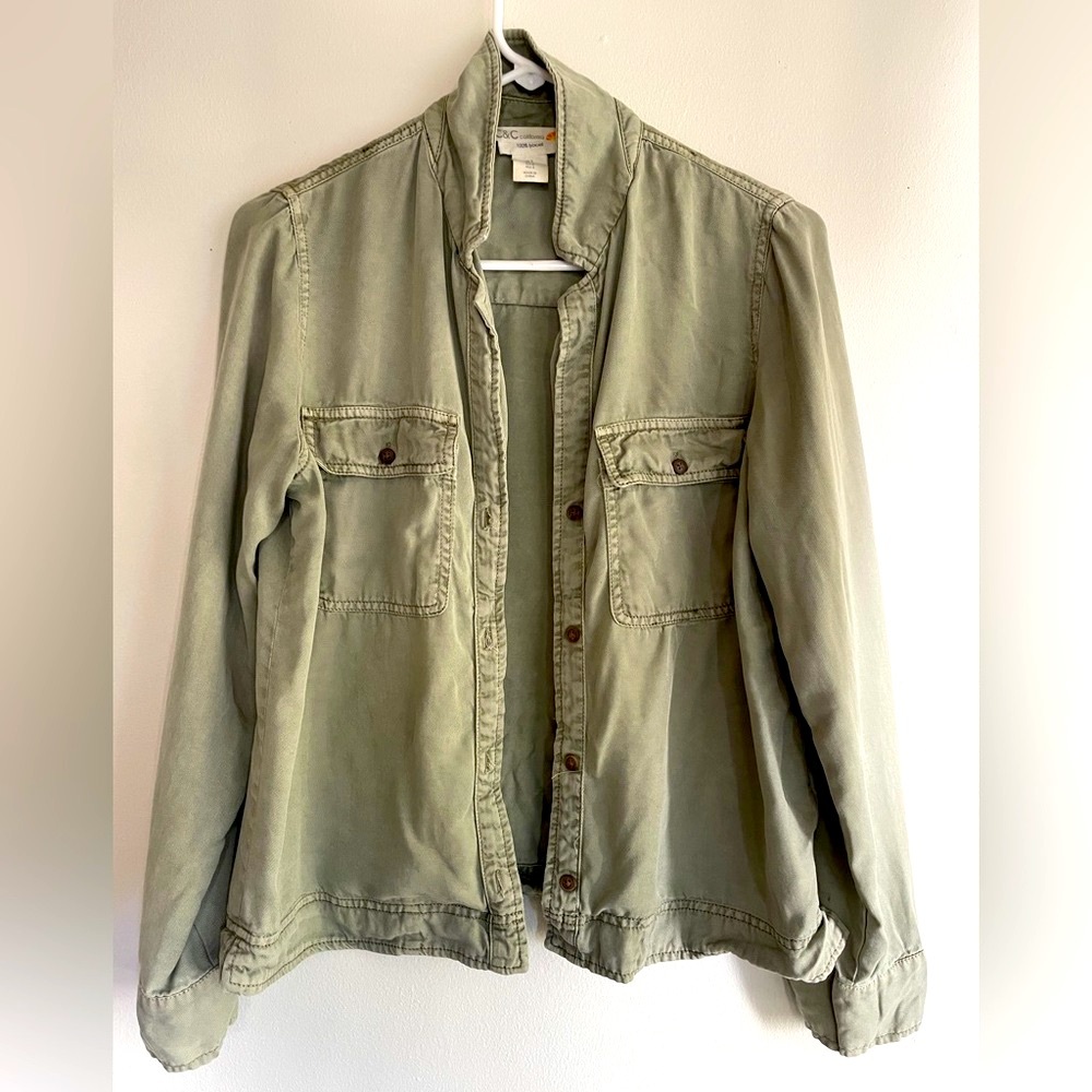 🏝️ Small Sage Green C & C California Jacket